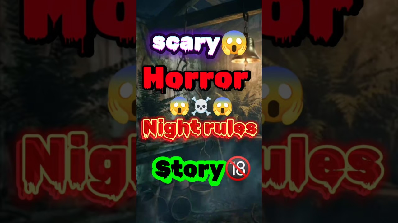 Horror Nights rules story #horror #3danimation #shorts