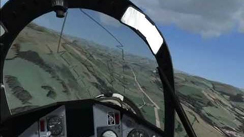 Hawk T1 flying the Mach Loop (v3) - FSX
