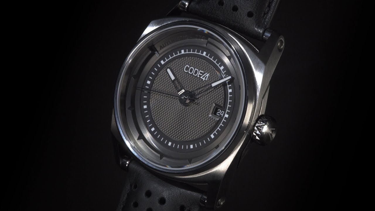 CODE41 | ANOMALY-02 ACIER, CADRAN NOIR