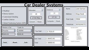 How to Create Car Dealer Billing Systems in Java NetBeans - Tutorial 4