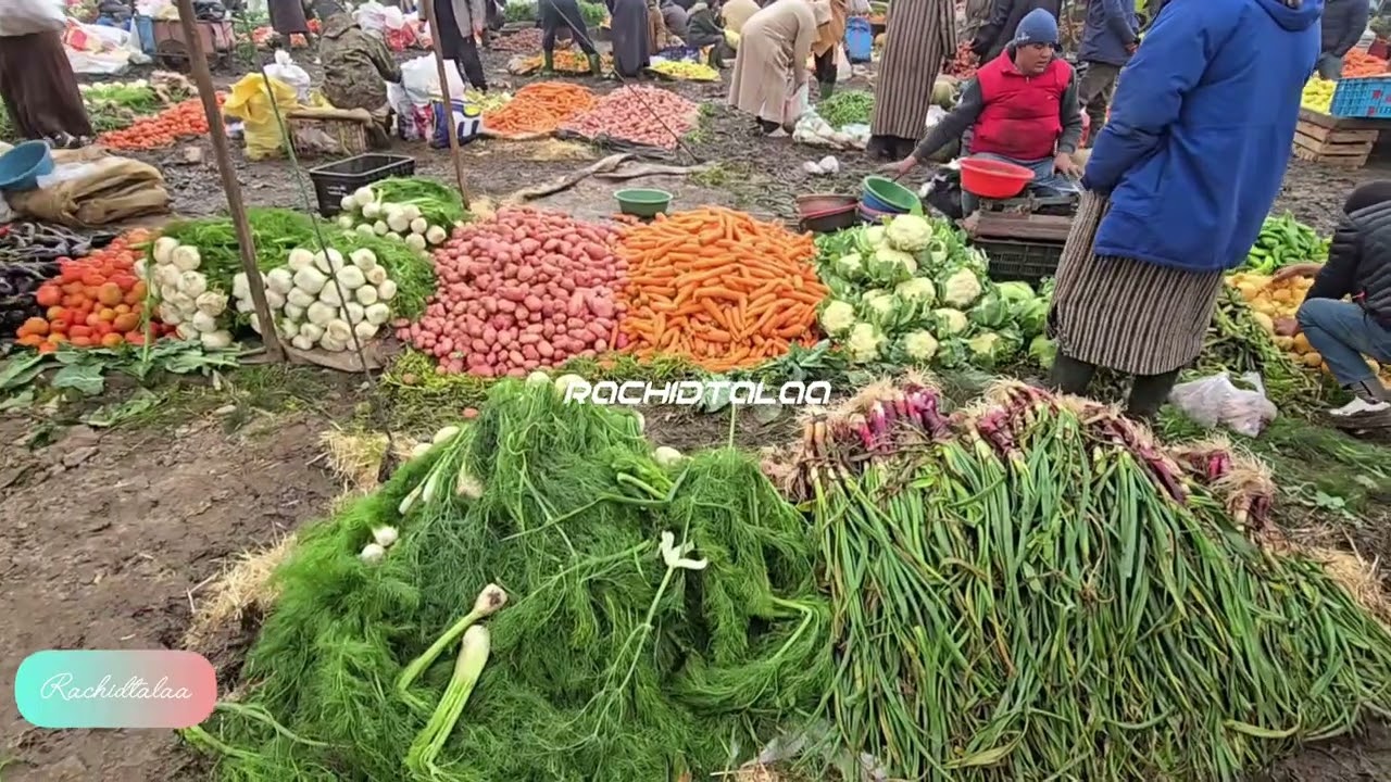 📅 يوم الخميس 29 يناير 2026من السوق الأسبوعي الخميس سيدي حجاج – أولاد مراح 🌿أثمان الخضر 
