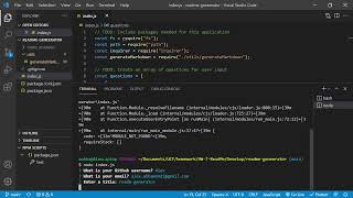 README Generator Node.js