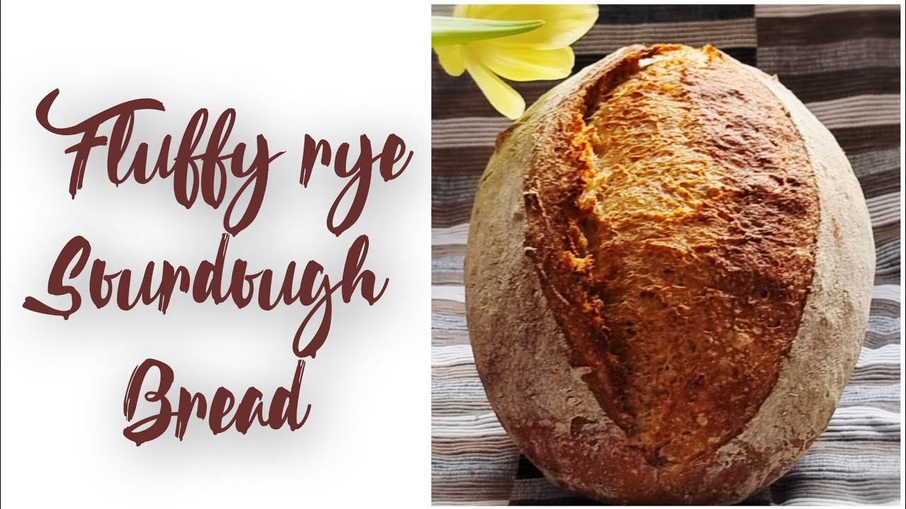 Light rye sourdough bread