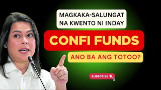 Vp Sara Nagpapalusot O Umiiwas Sa Pananagutan? Alamin Ang Totoo Sa Secret Ng Confidential Funds.