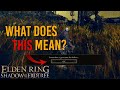 What does SOMEWHERE A GREAT RUNE HAS BROKEN mean?| Elden Ring Shadow of the Erdtree
