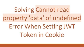 Solving Cannot read property 