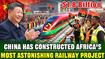 CRAZY! China Built a Mega Railway on Land Containing 10 Million Landmines | Angola Thanks China!