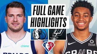 Game Recap: Mavericks 123, Spurs 109