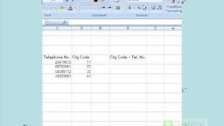 concatenate formula in excel 2007