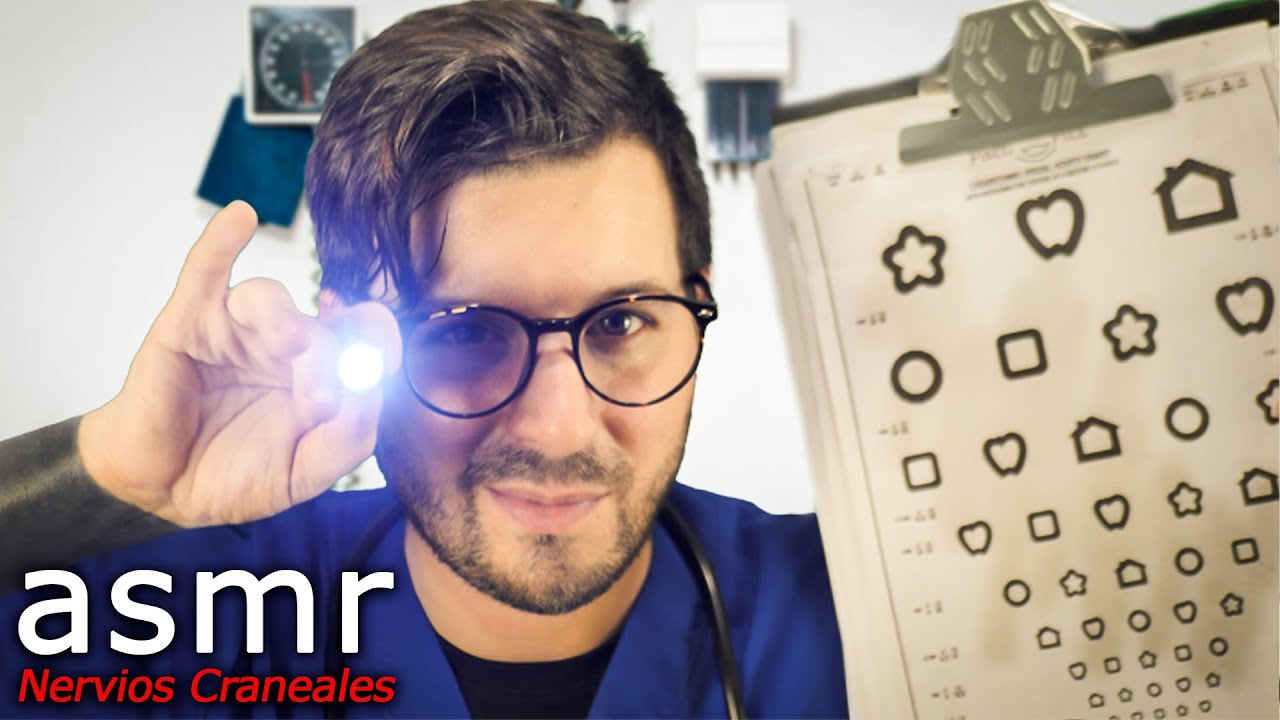 asmr Examen de Nervios Craneales Evaluación  Detallada