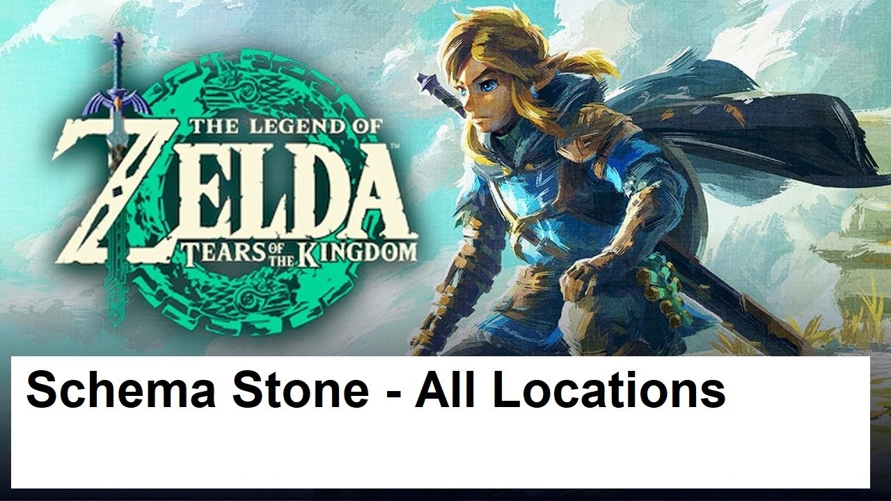 The Legend of the Zelda Tears of the Kingdom - Schema Stone - All Locations