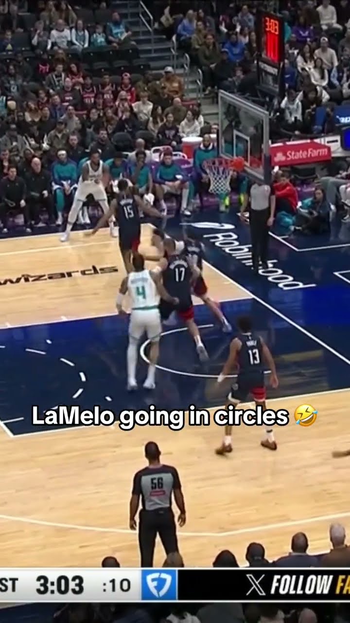 LaMelo ran in circles ?
