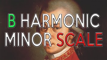 B HARMONIC MINOR SCALE in 30 SECONDES - ANIMATED MUSIC THEORY TUTORIAL