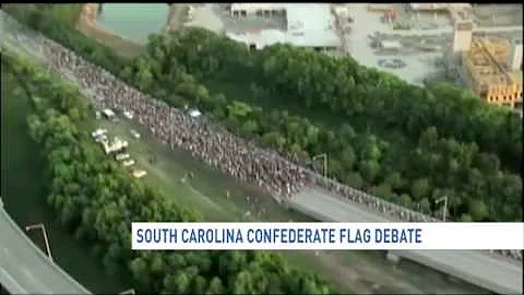 Charleston church shoooting sparks debate of Confederate flag removal