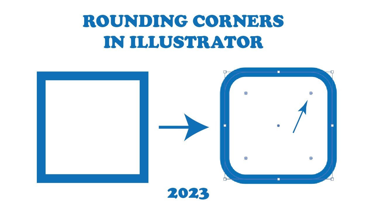 How To Make Round Corners Rounding Anchor Points And Edges In Adobe 