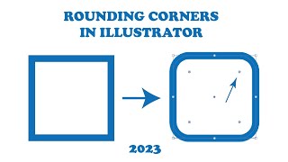 How to make round corners rounding anchor points and edges in adobe illustrator 