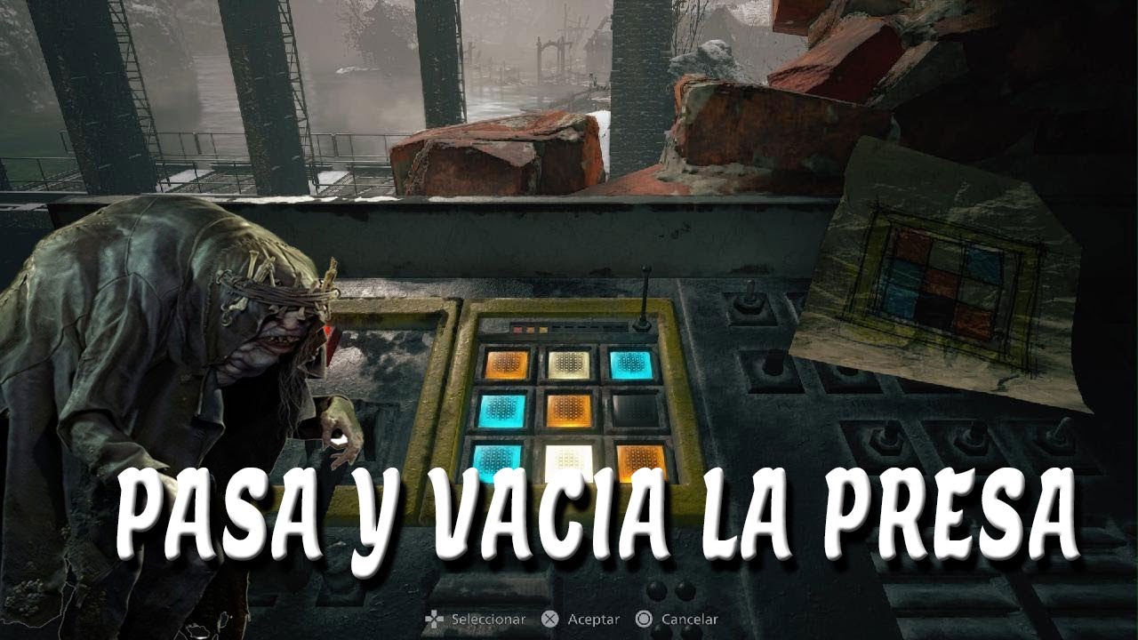 LA PRESA RESIDENT EVIL 8 - PUZZLE VACIAR LA PRESA RESIDENT EVIL VILLAGE