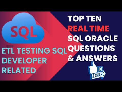 Top 10 Most Important Real Time SQL Oracle Interview Questions & Answers