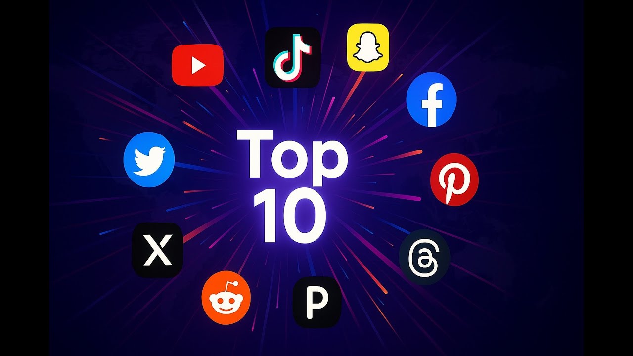 Top 10 Most Popular Social Media Platforms in 2025 🌍 | Ranked by Users & Trends