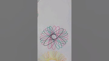 3 color beautiful Spirograph #spirograph #art #colors