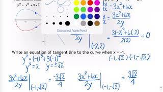 AP 4 2 Day 1 Implicit Differentiation with sound!