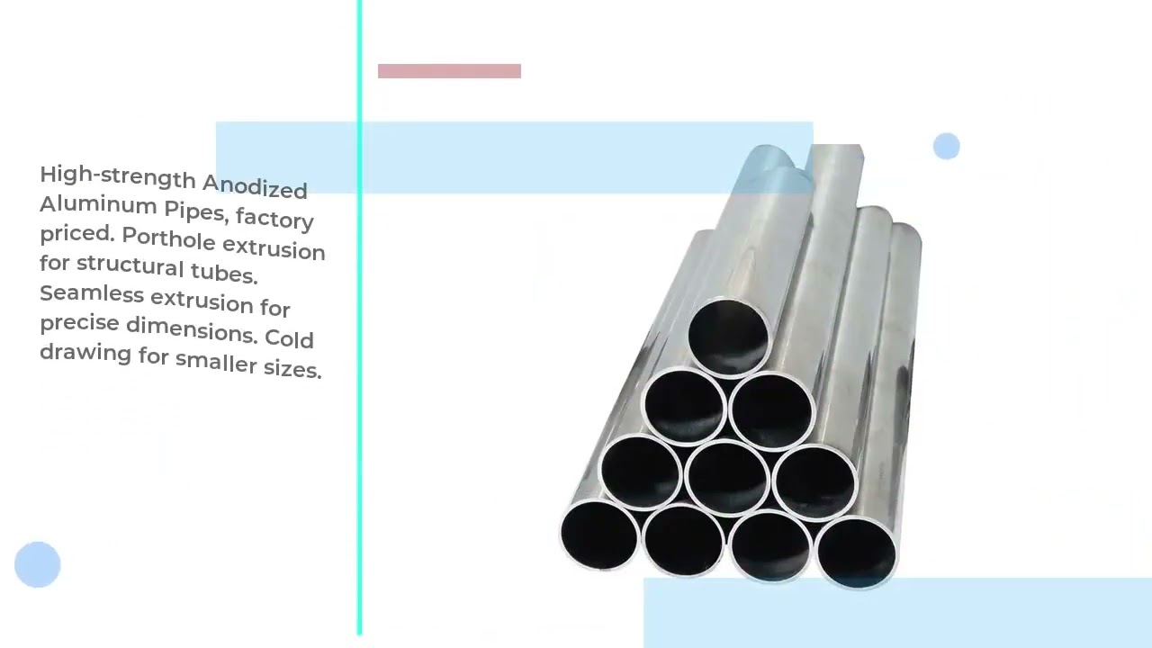Anodized 7075 T6 6061 5083 Aluminium Pipe / 7075 T6 Aluminum Tube factory price