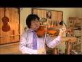 A stradivari model violin made by akira takahashi