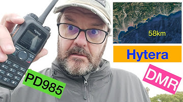 Hytera PD985 DMR UHF Radio Review.