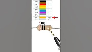10 ohm resistor color code //10r resistor color code  #shortvideo