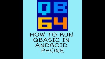 Very easy way to run QBasic in an Android phone.|| 100%.  Working. With Proof.