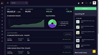 Investment Portfolio Admin Dashboard Template with LTR Light Mini Sidebar Theme screenshot 2