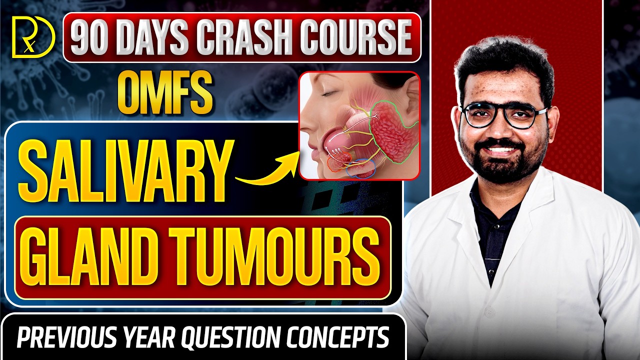 90 Days CRASH COURSE -OMFS -SALIVARY GLAND TUMOURS-Dr.Vikram C #neet#omfs #medicine#fractures