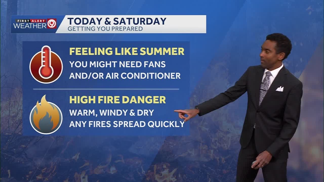 Feeling like summer in Kansas City Saturday, high fire danger in place ...
