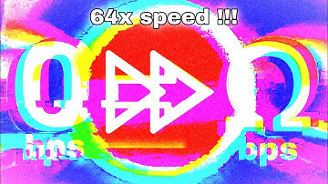 Frequencies speeding up to Absolute Infinity Beats Per Seconds, but it’s 64x speed !
