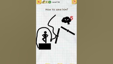 Draw 2 save 😂 ! can I save him 🤣 #puzzlegames #puzzle #shorts