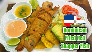 How To Make Dominican Fried Fish/ FROM START TO FINISH/ In English/ Very Detailed