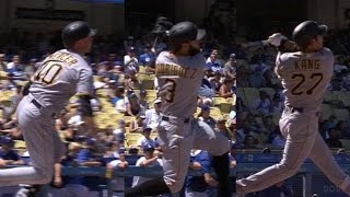 PIT@LAD: Pirates hit three homers in win over Dodgers
