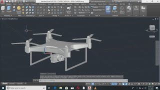 How to design drone camera in AutoCAD. AutoCAD mein drone camera design kaise kare step by step. screenshot 1