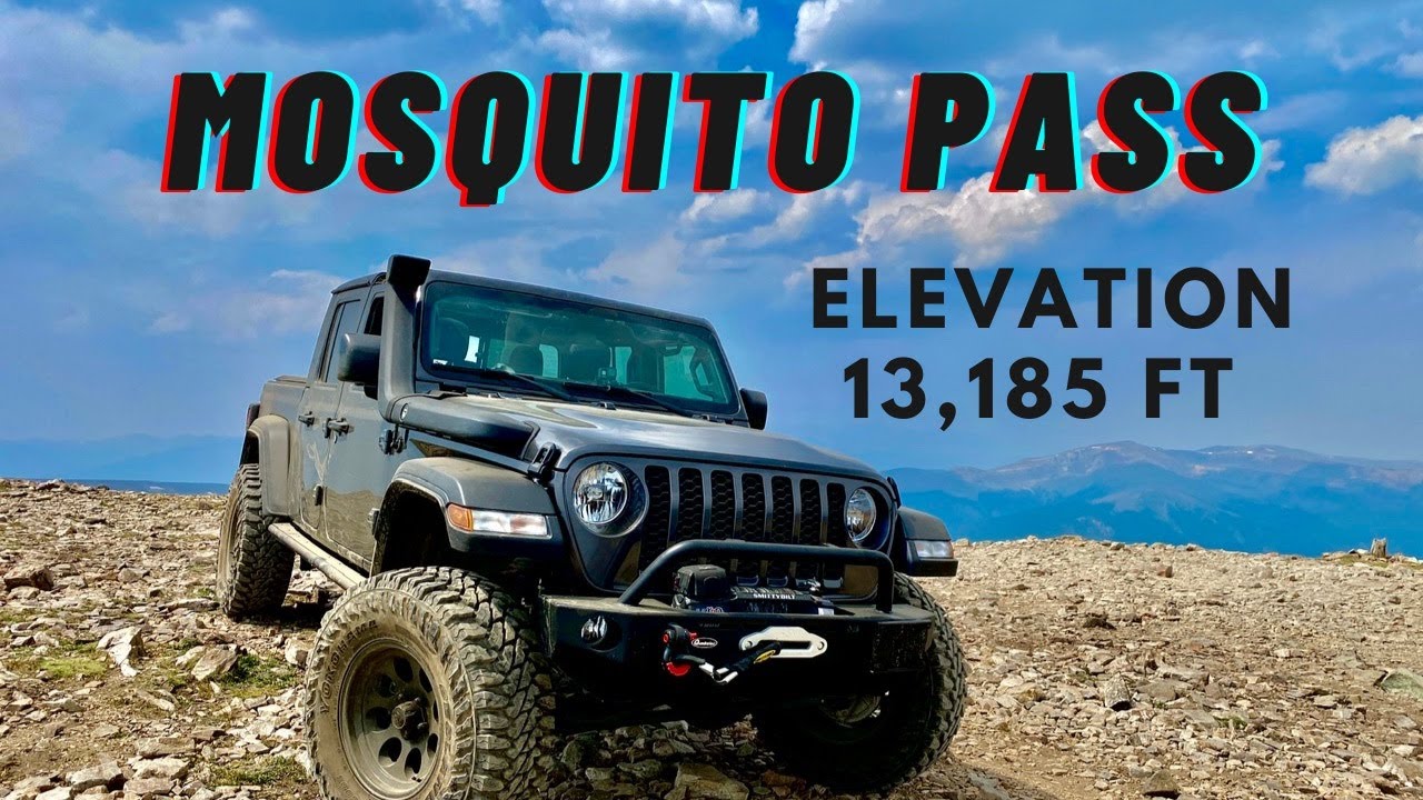 Colorado Off Roading Trails Jeep Gladiator Leadville to Alma Birdseye