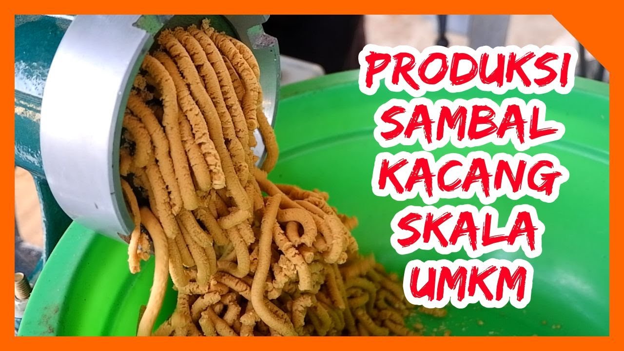 MESIN GILING SAMBAL KACANG || PRODUKSI UKM CARA CEPAT MENGHASILKAN UNTUNG 