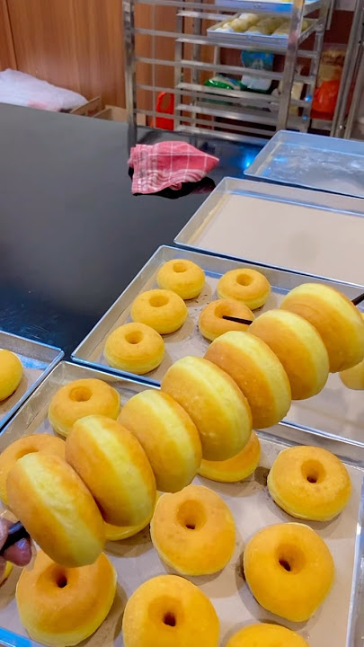 The most delicious donuts on earth ✅ #donuts #milkdonuts #