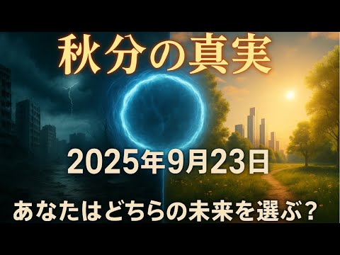 2025年9月23日、全人類の運命がリセットされる日。あなたが選択する道は?