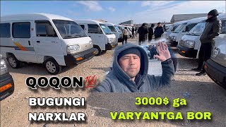 : 22 YANVAR DAMAS NARXLARI QOQON MASHINA BOZORI 2025    2025
