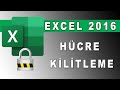 Excelde hücre kilitleme, Excelde sayfa koruma, excel dersleri