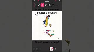 Most liked comment deletes a country PT.22 #shorts #geography #countryballs #mapping #flag #history