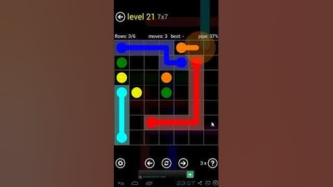 Flow Free - Regular Pack 7 x 7 Level 21