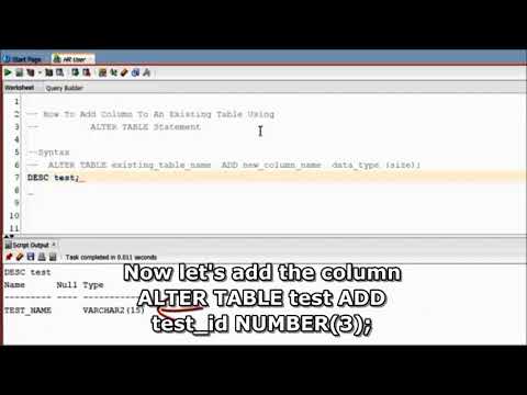 SQL tutorial 22  How to Add   Delete column from an existing table using alter table  computer tips