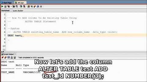 SQL tutorial 22  How to Add   Delete column from an existing table using alter table  computer tips
