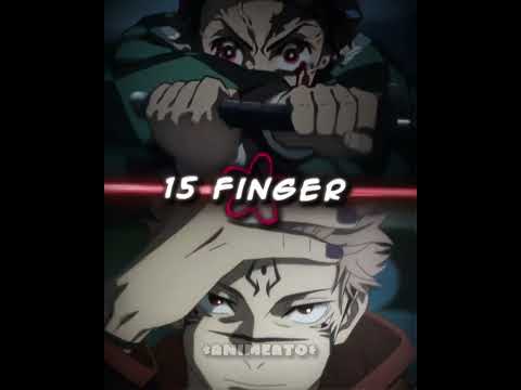 TANJIRO VS SUKUNA (ALL FINGERS)