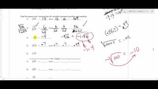 MAT 055 Section 7.1 Part 1 Radicals